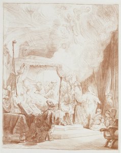 De dood van de Maagd door Rembrandt van Rijn