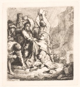 De steniging van S. Stefanus door Rembrandt van Rijn