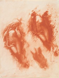 Studie in oranje door René Le Bègue
