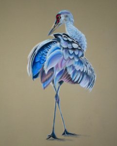Kraanvogel door Renate Dohr