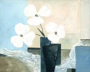 Modern bloemstilleven