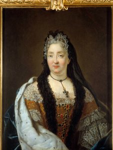 Portret van Anne Marie de La Tremoille, Prinses des Ursins (1642-1722) door René Antoine Houasse