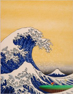 HOKUSAI-Golf door Rene Boin