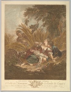 Les Amans Surpris door Rene Gaillard