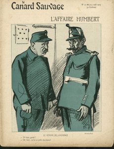 Illustratie van Hermann-Paul voor de omslag van Le Canard Sauvage, nr. 21 door Rene George Hermann Paul