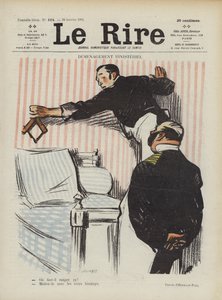 Ministeriële verhuizing. Illustratie voor Le Rire door Rene George Hermann Paul