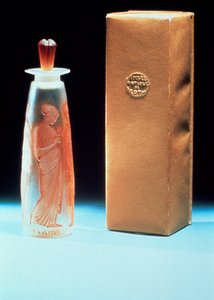 Glazen flacon voor het parfum Ambre Antique van Coty