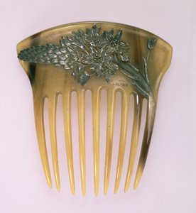 Hoornkam, door Rene Jules Lalique, Parijs door Rene Jules Lalique
