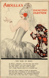 Abdulla Sigaretten, 1920s door Rene Vincent