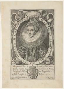 Portret van Isabella Clara Eugenia