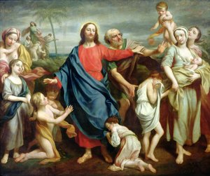 Laat de kleine kinderen tot mij komen, en verhinder hen niet, 1746