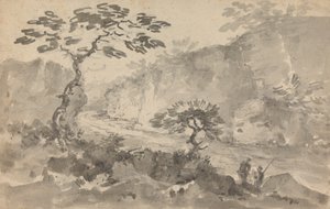 Landschap met Twee Mannen