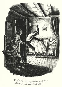 Hans Christian Andersen: De Grote Claus en Kleine Claus door Rex (after) Whistler