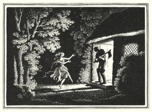 Hans Christian Andersen: De Rode Schoenen (litho)