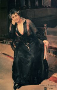 Portret van mevrouw María Guerrero
