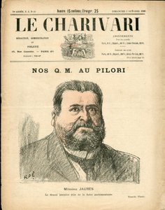 Omslag van "The Charivari", Satirisch in kleuren