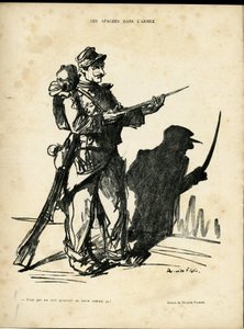 Illustratie door Ricardo Flores (1878-1918) in Le Lire, 22/01/10 - Apachen in het leger - Apachen pooiers - Schaduw/licht