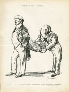 Illustratie door Ricardo Flores (1878-1918) in Le Rire, 09/05/14 - Dialoog van Opgestanen - Marokko, Agadir - Ceccaldi