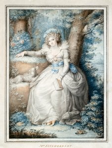 Mevrouw Fitzherbert door Richard (after) Cosway