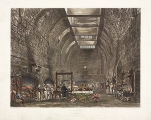 Oude keuken Windsor Castle, begin 19e eeuw door John Pardon