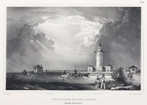 Vuurtoren bij Port Jackson, New South Wales, Australië door John Pardon
