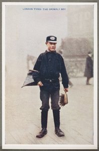 Londense types: De Ordelijke Jongen, ca. 1914 door John Pardon