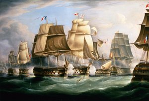 De Slag bij Trafalgar, 21 oktober 1805, Het Middaguur