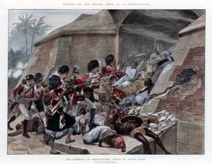 De bestorming van Seringapatam resulterend in de dood van Tippu Sultan, 1894