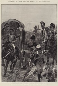 Slagen van het Britse Leger, Talavera, de Vlucht van de Spaanse Troepen onder Generaal Cuesta, Sir Arthur Wellesley herstelt de Orde