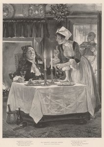 Het kerstdiner van Zijne Eerwaarde door Richard Caton Woodville junior