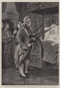 Illustratie voor A Colonel of The Empire, door Emily Lawless door Richard Caton Woodville junior