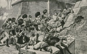 De Britse Troepen Bestormen Seringapatan, de Hoofdstad van Sultan Tippu