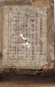 Verso van een buste van een meisje, c.1850 door Richard Cockle Lucas