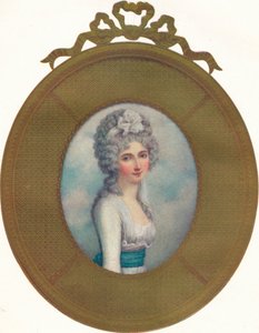 Miniatuurportret van Katherine, Lady Manners, Later Lady Huntingtower, 1787, 1907 door Richard Cosway