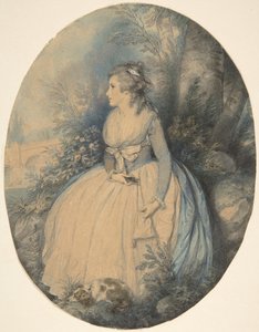 Mevrouw Robinson als Perdita, ca. 1779 door Richard Cosway