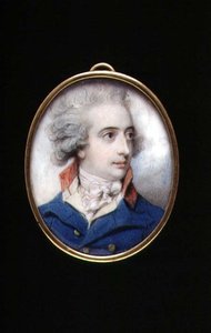 Portretminiatuur van Generaal-majoor William, de Burggraaf Fielding, c.1790 door Richard Cosway