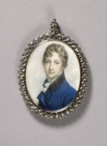 Portret Miniatuur van John Norris van Hughenden, c.1795-1800
