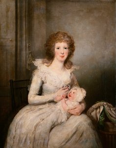 Portret van Lady Boynton door Richard Cosway