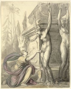 De Heliaden bij het graf van Phaëton (Ovidius, Metamorfosen, II, 340-366)