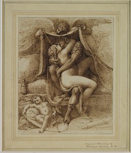 Venus en Mars, ca. 1790 door Richard Cosway