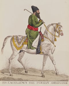 Zijne Excellentie de Perzische Ambassadeur Mirza Abul Hassan Khan Tijdens zijn Tweede Ambassadebezoek aan Londen, 1819