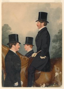 Portret van Sir George Wombwell en zijn broers