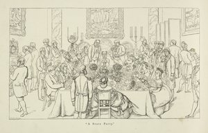 Een staatsfeest. Een groot sociaal evenement in een grootse setting. door Richard Doyle