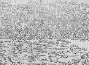 Manieren en gewoonten van de Engelsen Nieuwe Serie Nr. 8: De Derby Dag 1849 door Richard Doyle