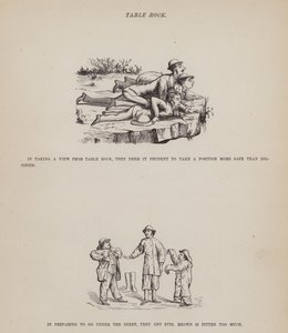 Pagina uit The American Tour of Messrs Brown, Jones and Robinson (gravure)