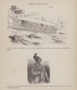 Pagina uit The American Tour of Messrs Brown, Jones and Robinson (gravure)