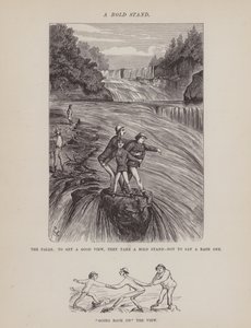 Pagina uit The American Tour of Messrs Brown, Jones and Robinson (gravure) door Richard Doyle