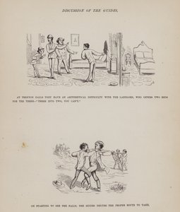 Pagina uit The American Tour of Messrs Brown, Jones and Robinson (gravure)
