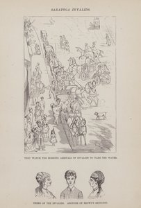 Pagina uit The American Tour of Messrs Brown, Jones and Robinson (gravure) door Richard Doyle