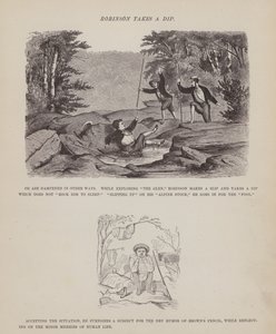 Pagina uit De Amerikaanse Tour van de heren Brown, Jones en Robinson